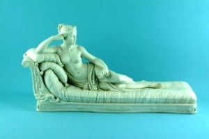 Parian figure by Pauline Bonepart - courtesy Worcester Porcelain Museum